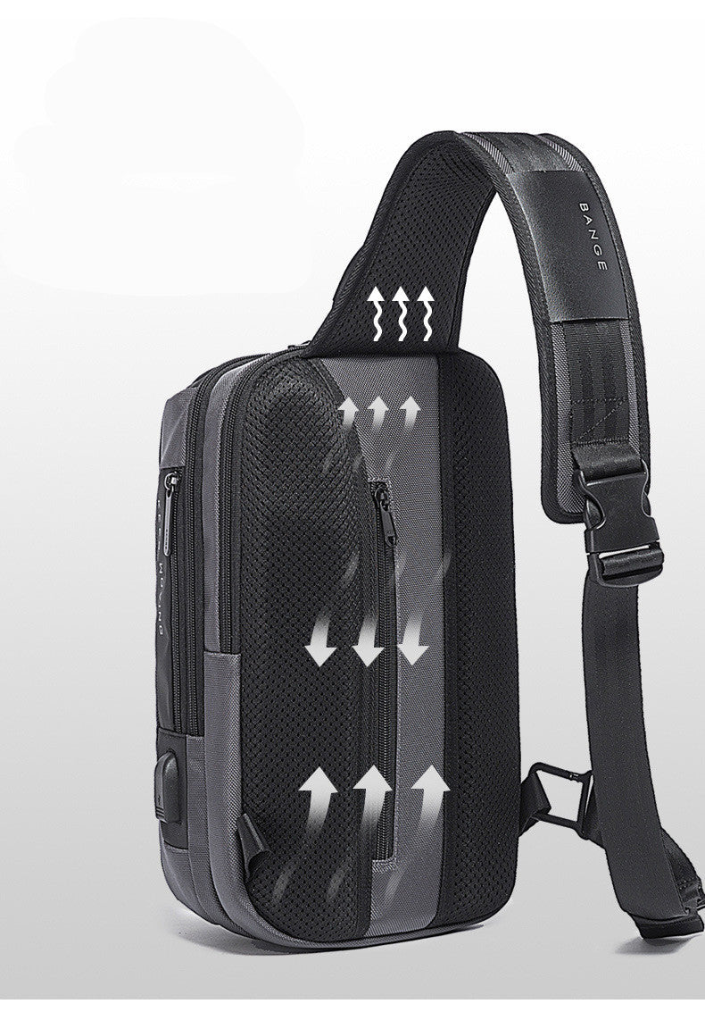 Cool Technology USB Charging Outdoor Chest Bag