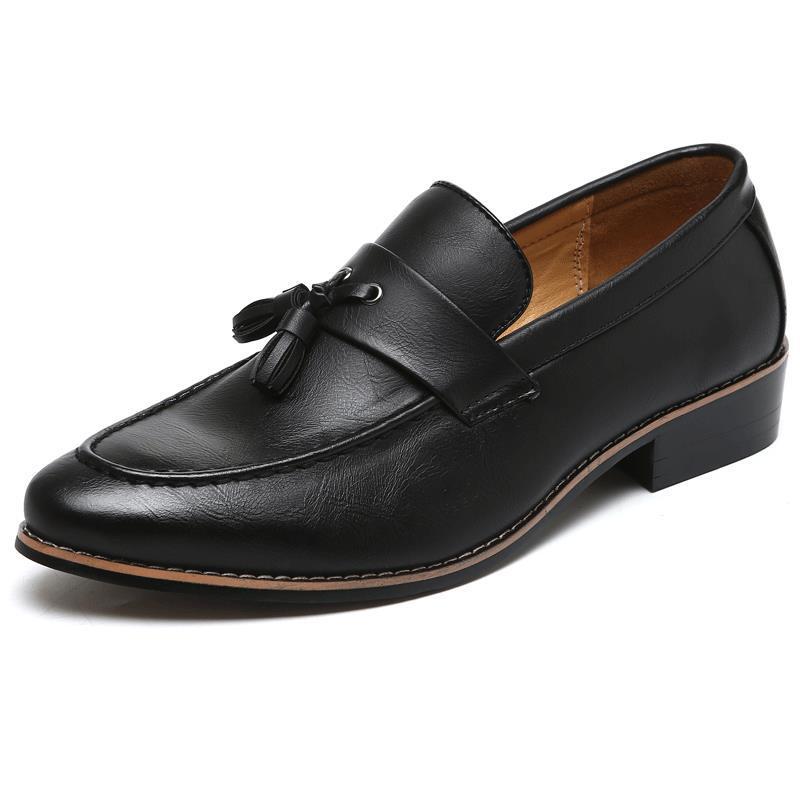 British Retro Slip-on Tassel Loafers Men's Casual