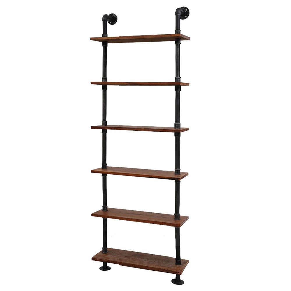 Artiss Rustic Wall Shelves Display Bookshelf Industrial DIY Pipe Shelf