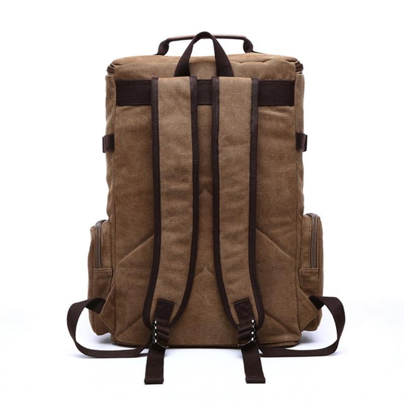 Men's Backpack Vintage Canvas Backpack School Bag Men's Travel Bags