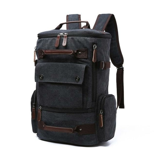 Men's Backpack Vintage Canvas Backpack School Bag Men's Travel Bags