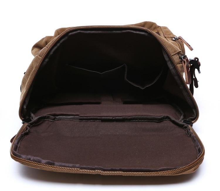 Men's Backpack Vintage Canvas Backpack School Bag Men's Travel Bags