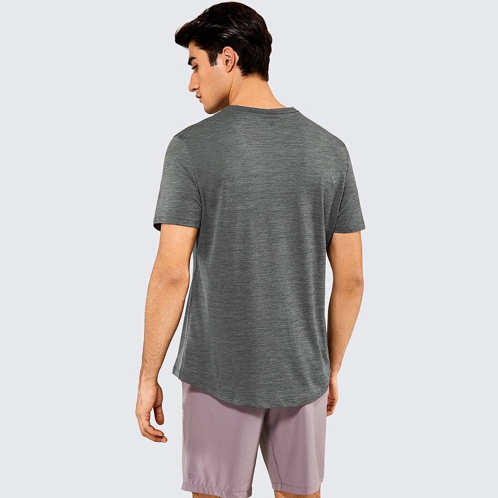 Lightweight Pima Cotton Workout Shirts For Mens Athletic T-Shirt Quick